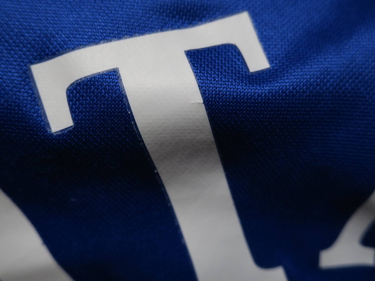 イタリア 代表 プラクティスシャツ トレーニングウェア ユニフォーム M プーマ PUMA ITALA ITALY サッカー 青 ブルー_画像7