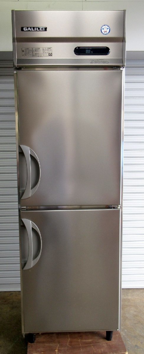 2019年 フクシマ 業務用縦型冷蔵庫 URN-060RM6 W610×D650×H1950mm 単相100V 庫内温度-5～10℃ 右扉タイプ_画像1