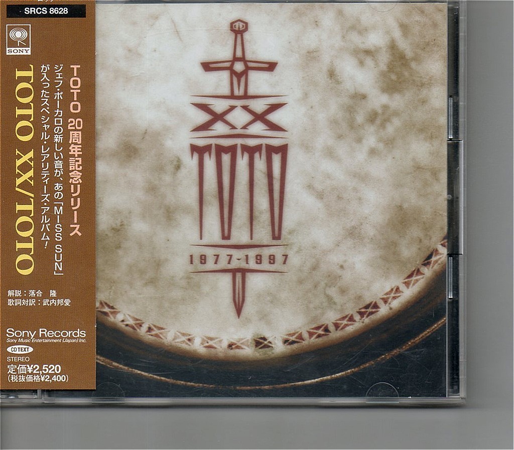 【送料無料】Toto XX (1977 - 1997)【超音波洗浄/UV光照射/消磁/etc.】アウトテイク集/Steve Lukather/Simon Phillips/Live1998_Japanese edition w/Obi