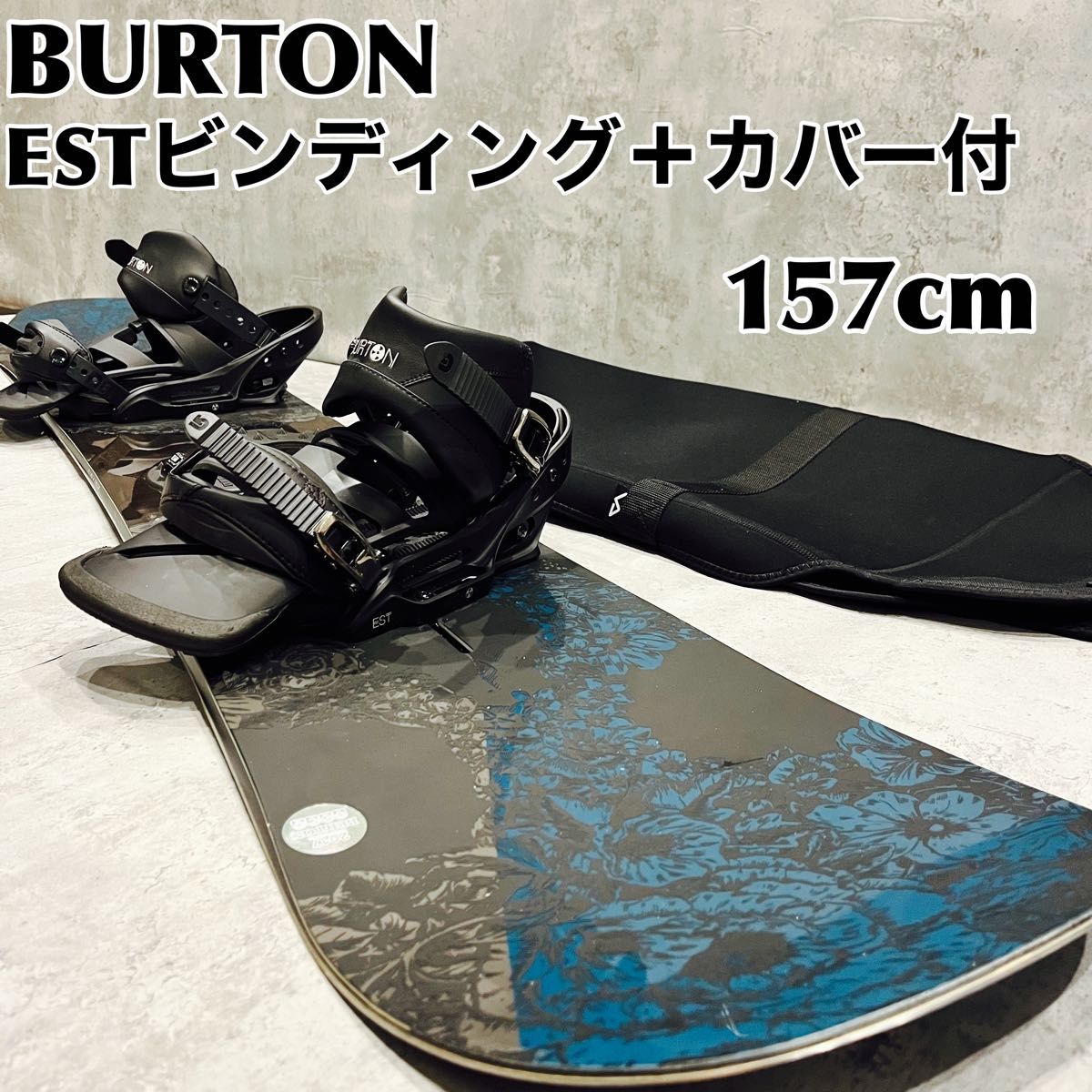 BURTON スノーボード　プロセスアクシス　ビンディング　EST MISSON