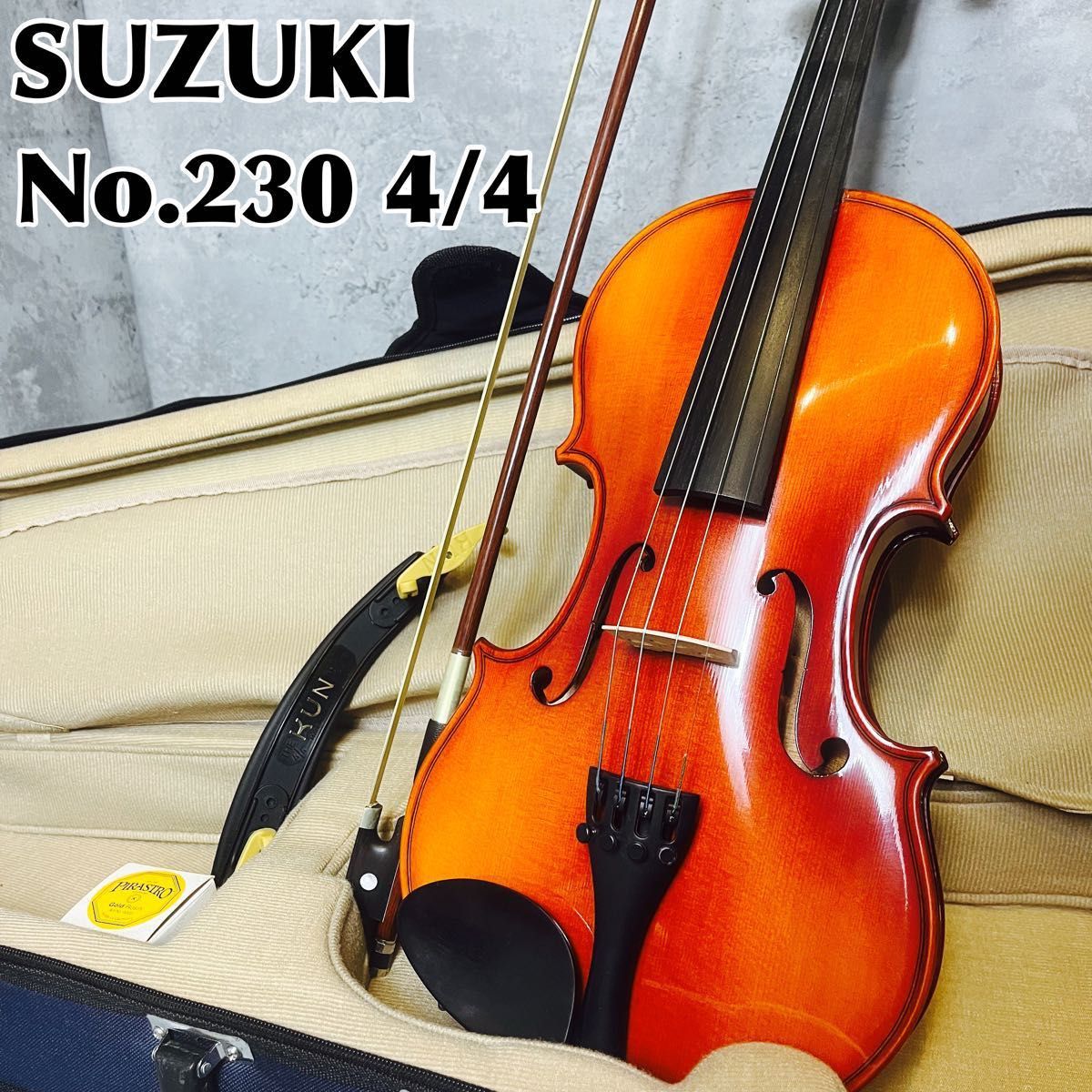 スズキ バイオリン No.230 4/4 2006 弓 セミハードケース-