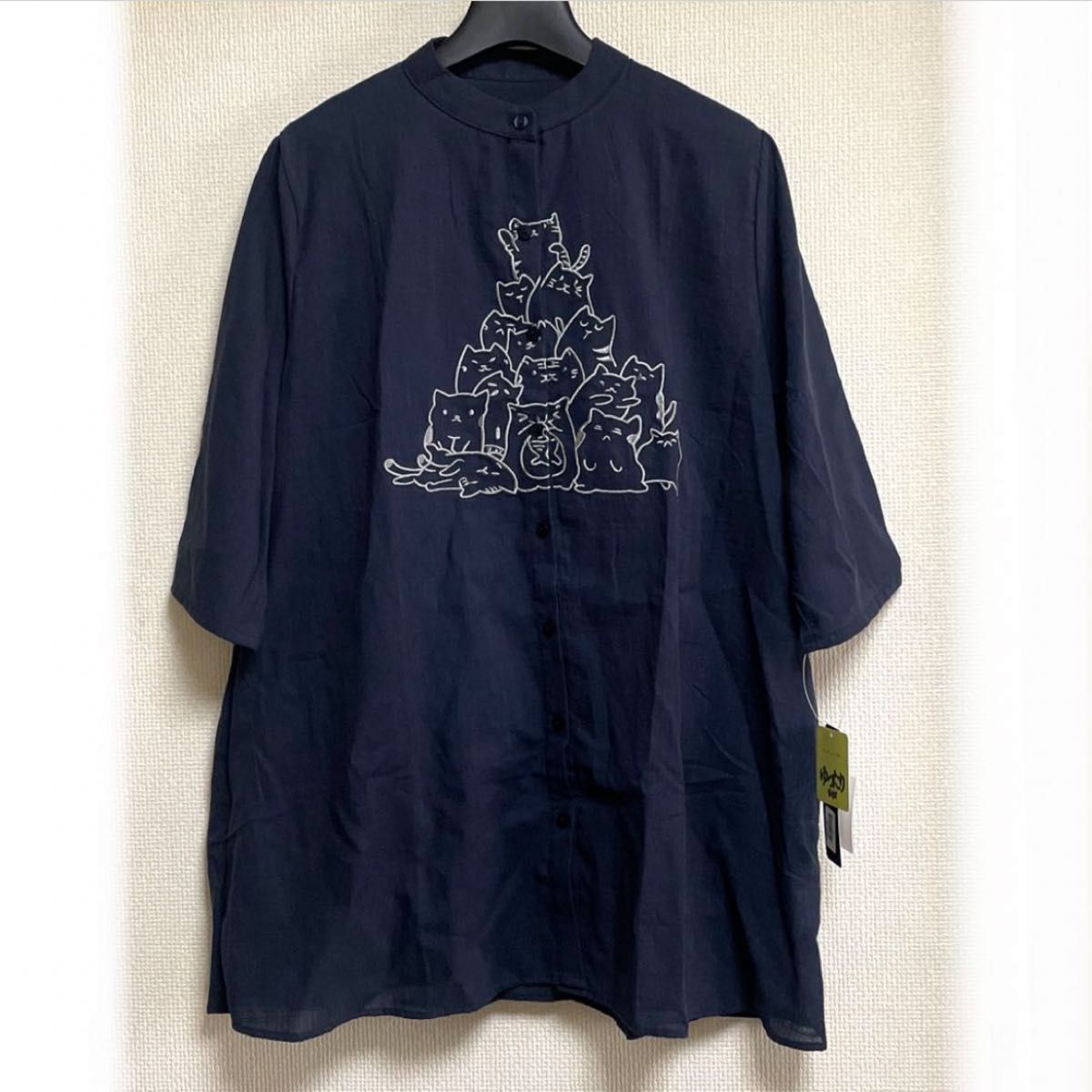 最終値下げ 》《新品・未使用・タグ付き》PREZZO 7分袖シャツ 最終値下げ 》《新品・未使用・タグ付き》PREZZO 7分袖シャツ
