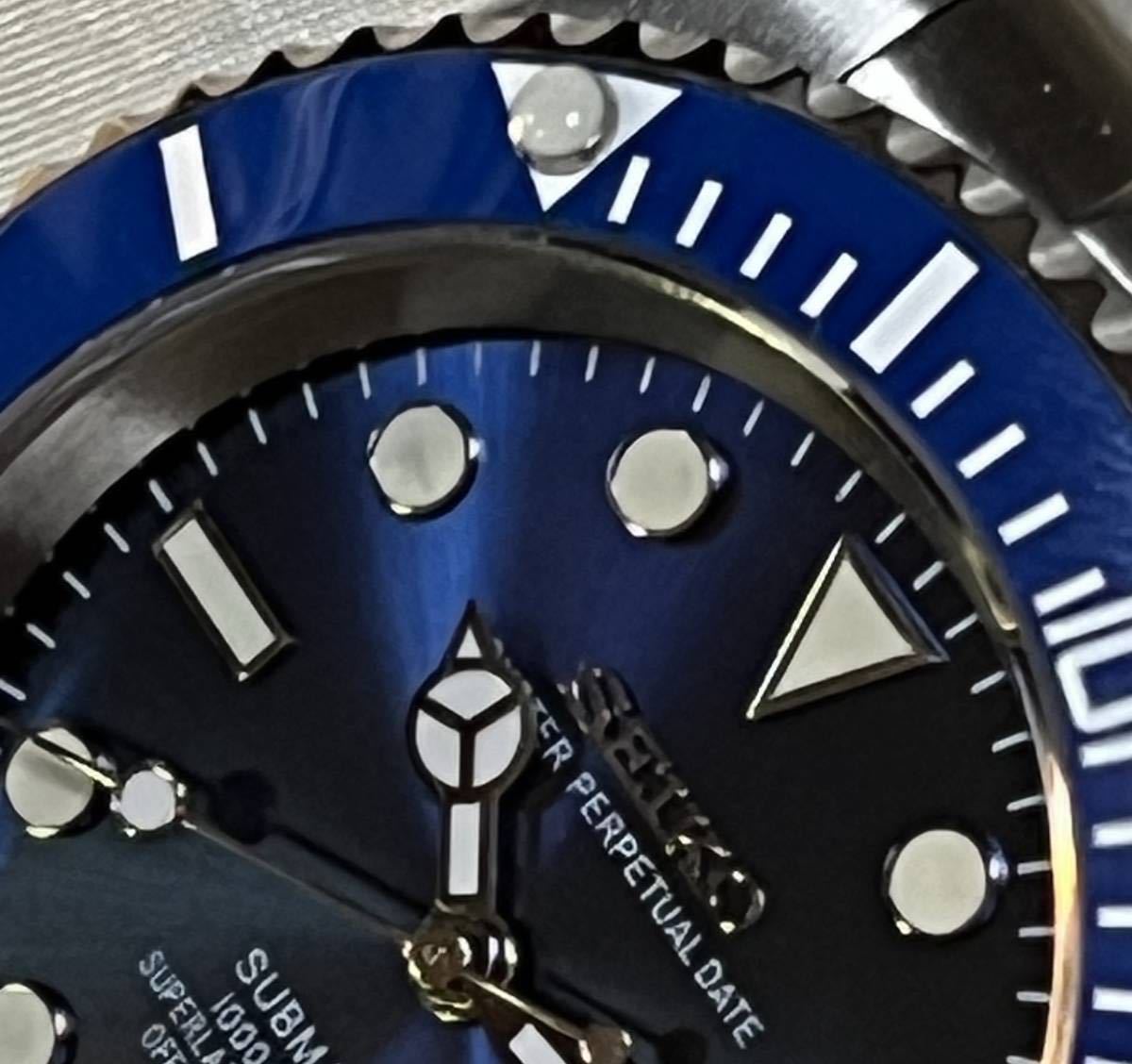 SEIKO MOD /カスタム / NH35搭載 /SUBMARINERオマージュ /ブルー SEIKO MOD /カスタム / NH35搭載 /SUBMARINERオマージュ /ブルー