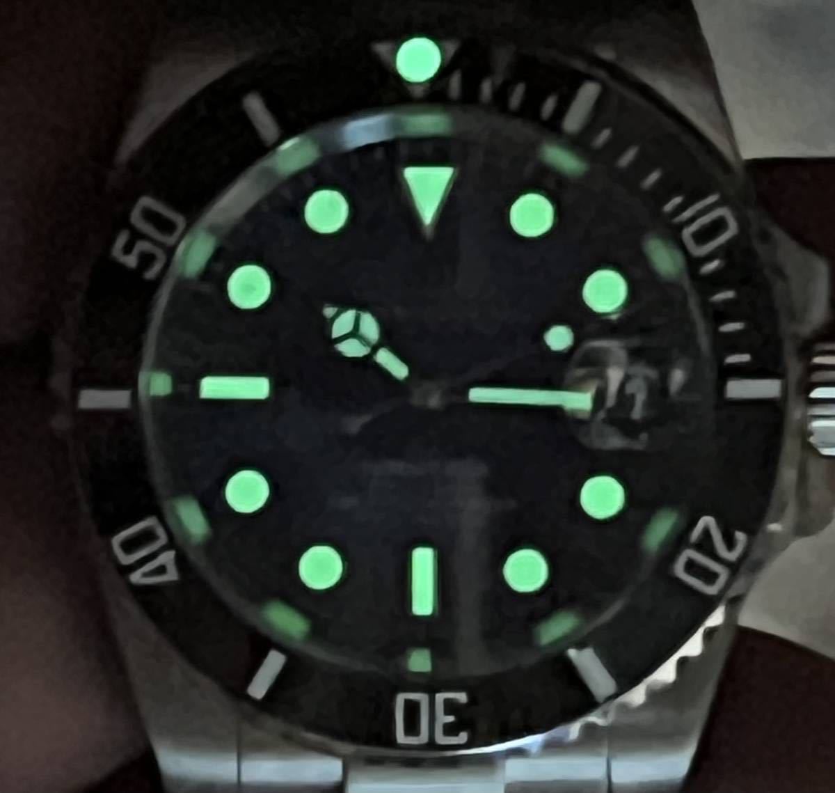 SEIKO MOD /カスタム / NH35搭載 /SUBMARINERオマージュ /ブルー SEIKO MOD /カスタム / NH35搭載 /SUBMARINERオマージュ /ブルー