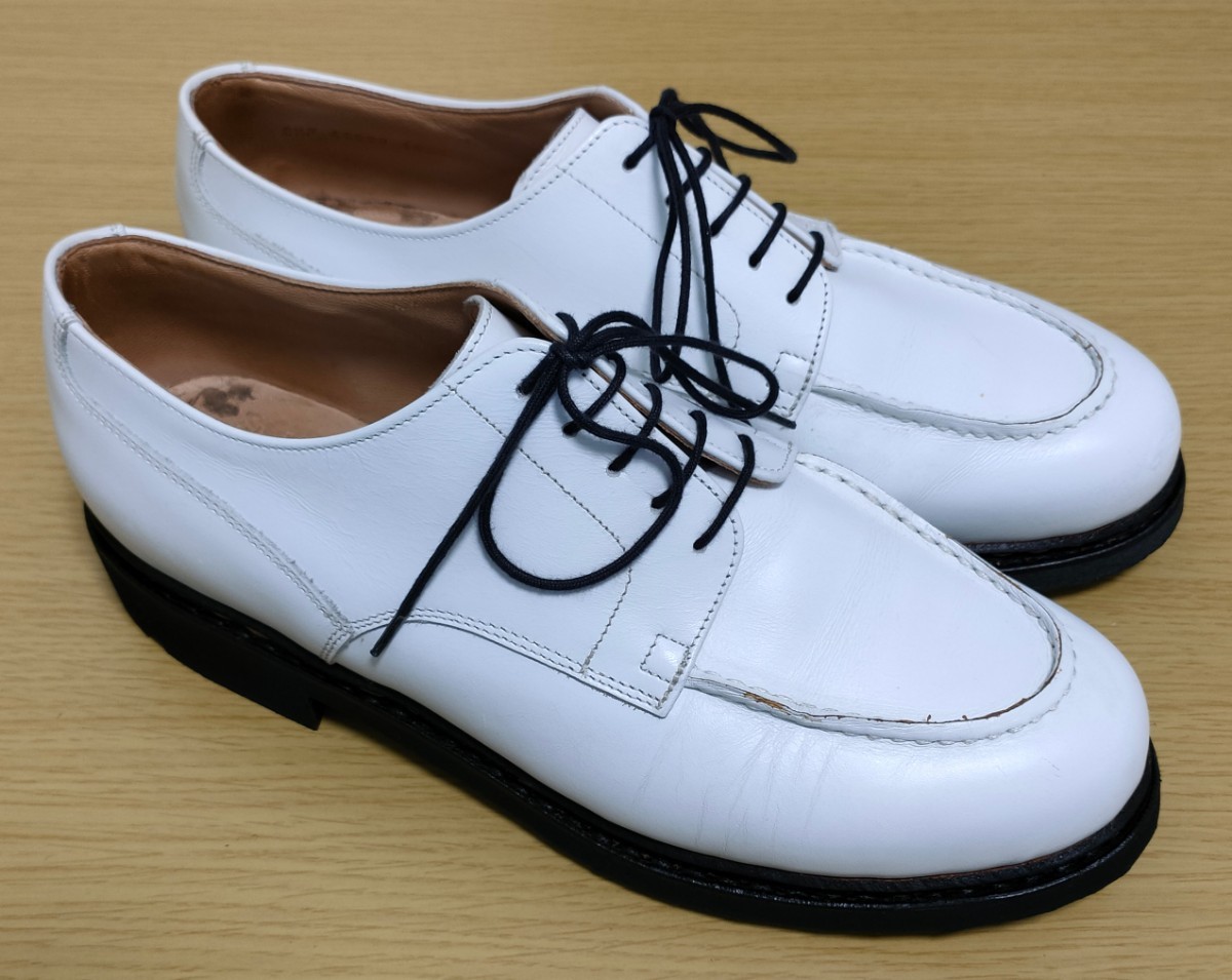 2022新発 Blanc Youth別注 & Beauty Chambord Paraboot UK8.5 ホワイト