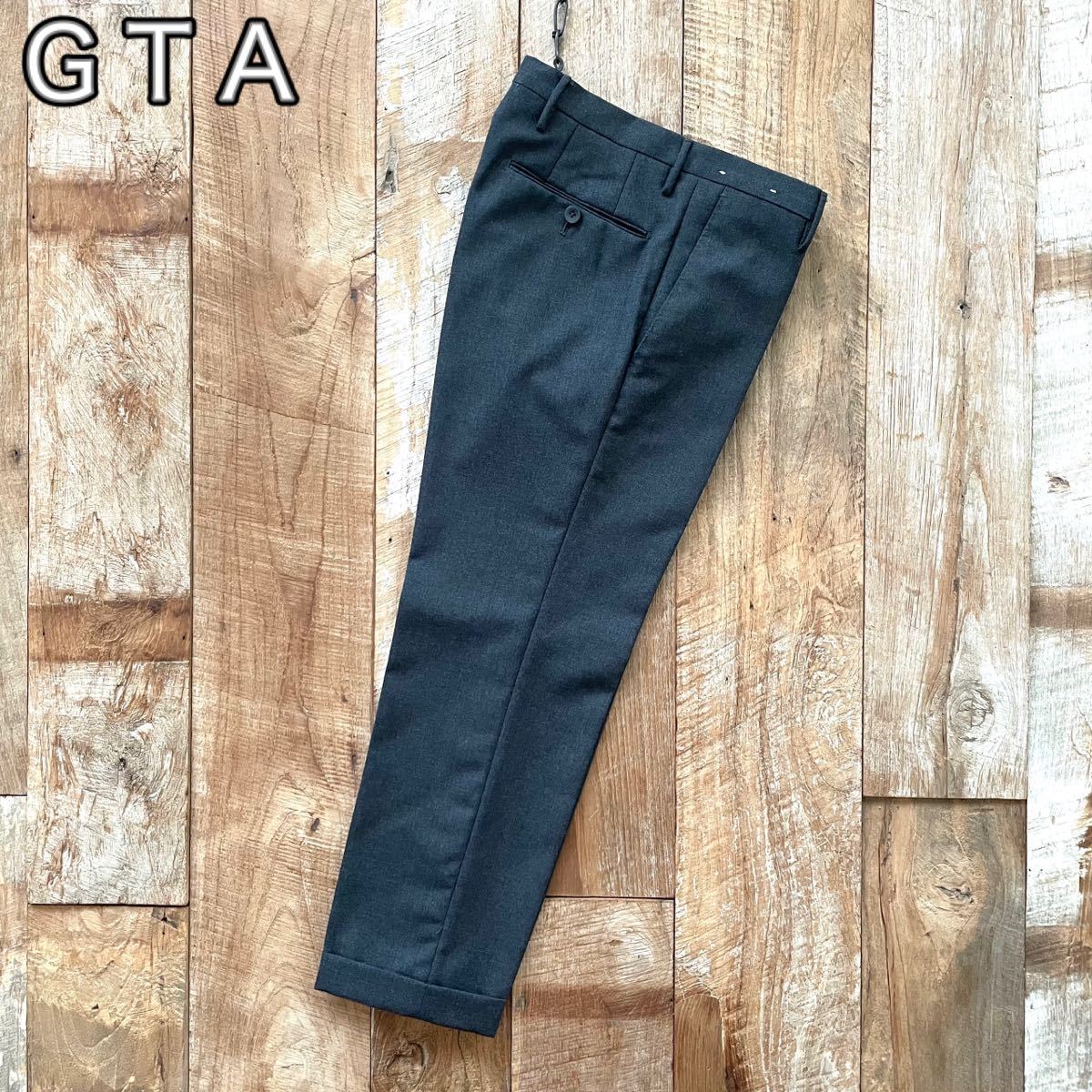 【送料関税無料】 FIT SLIM ジーティーアー 【極美品】GTA テーパード BEAMSF取扱 チャコールグレー 42 パンツ スラックス ウール Sサイズ 【送料関税無料】 FIT SLIM ジーティーアー 【極美品】GTA テーパード BEAMSF取扱 チャコールグレー 42 パンツ スラックス ウール Sサイズ