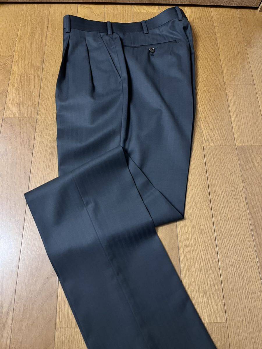 未使用 高島屋 スタイルオーダーサロン スーツ ブラック 高級生地