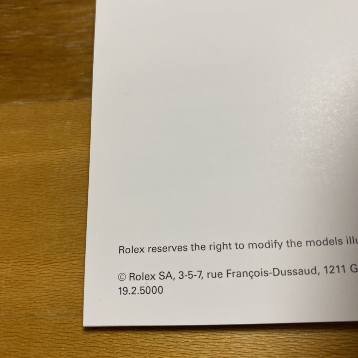 3375【希少必見】ロレックス ＧＭＴマスター冊子2019年度版 GMT-MASTER Rolex_画像2