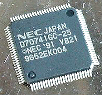 ヤフオク! - NEC V821・uPD70741GC-25 (32bit CPU/V810命令互換)