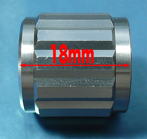  aluminium ручка регулировки ( салон * полимер /17φ×18mm) [2 штук комплект ](a)