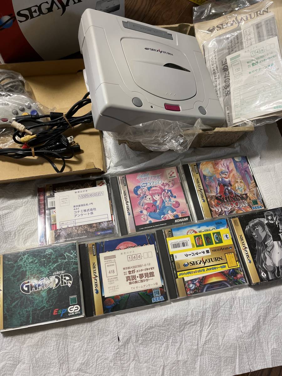 セガサターン 本体パーツ＋ソフト47枚セット-