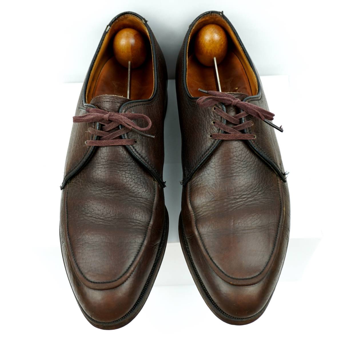 FLORSHEIM THE CHEVRON 1965s US9.0D Vintage フローシャイム シェブロン ユーチップ 革靴 1960年代 ヴィンテージ 27.0cm 古靴_画像2