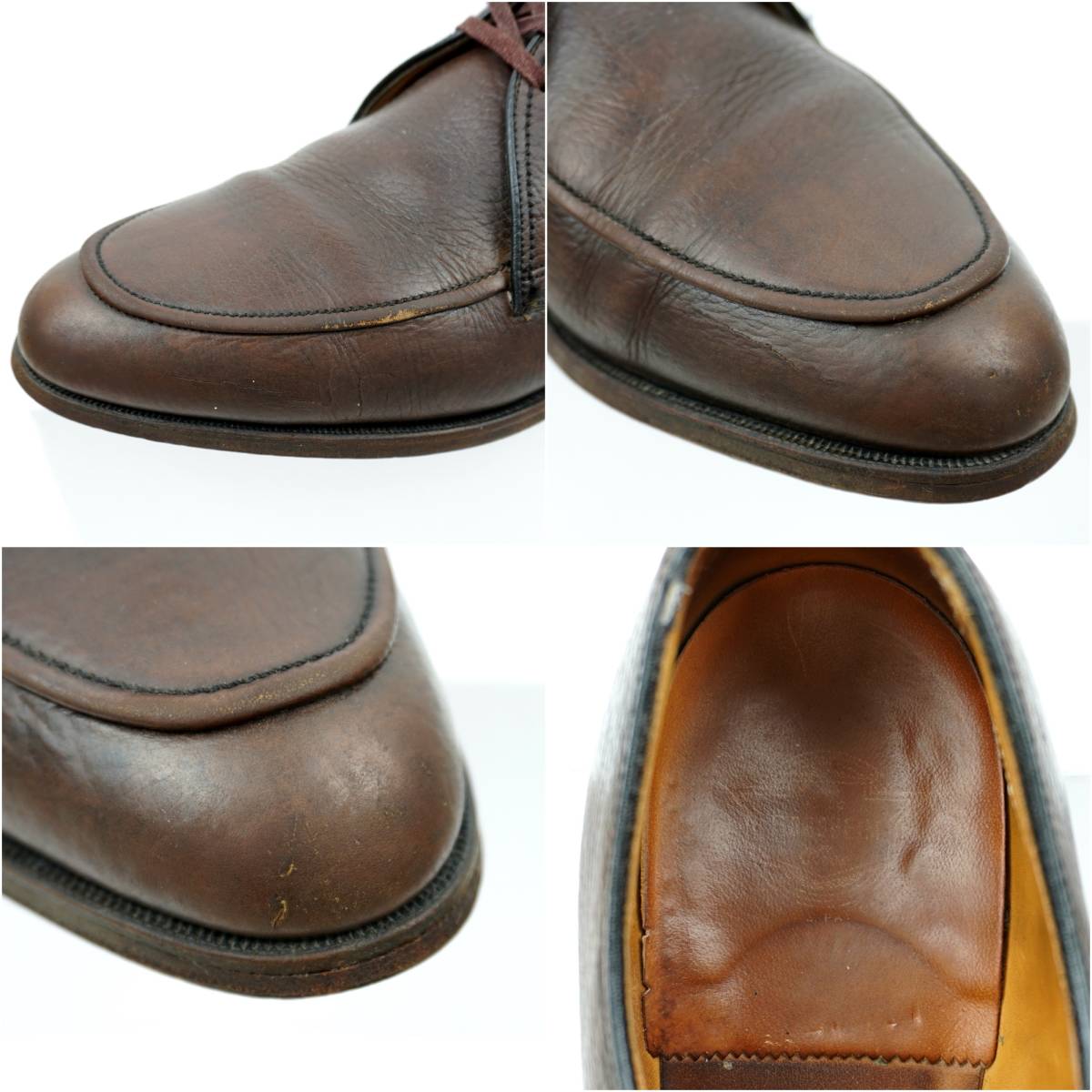 FLORSHEIM THE CHEVRON 1965s US9.0D Vintage フローシャイム シェブロン ユーチップ 革靴 1960年代 ヴィンテージ 27.0cm 古靴_画像9