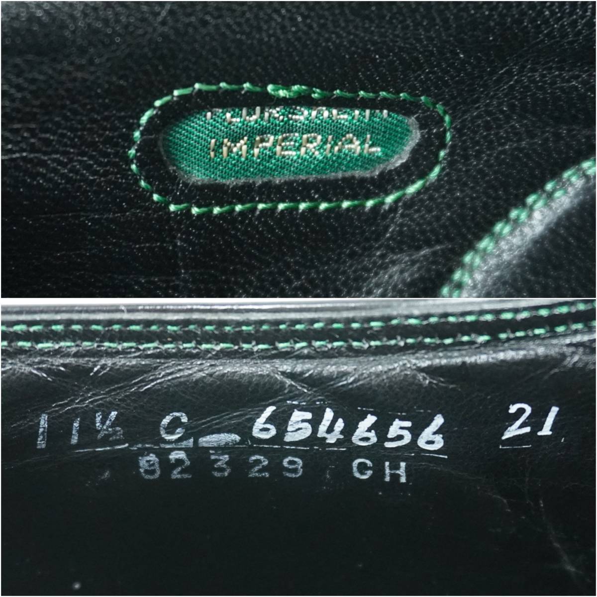 FLORSHEIM IMPERIAL Wing Tip 1987s US11.5C Vintage フローシャイム インペリアル ウィングチップ 革靴 1980年代 28.5cm レザーシューズ_画像10