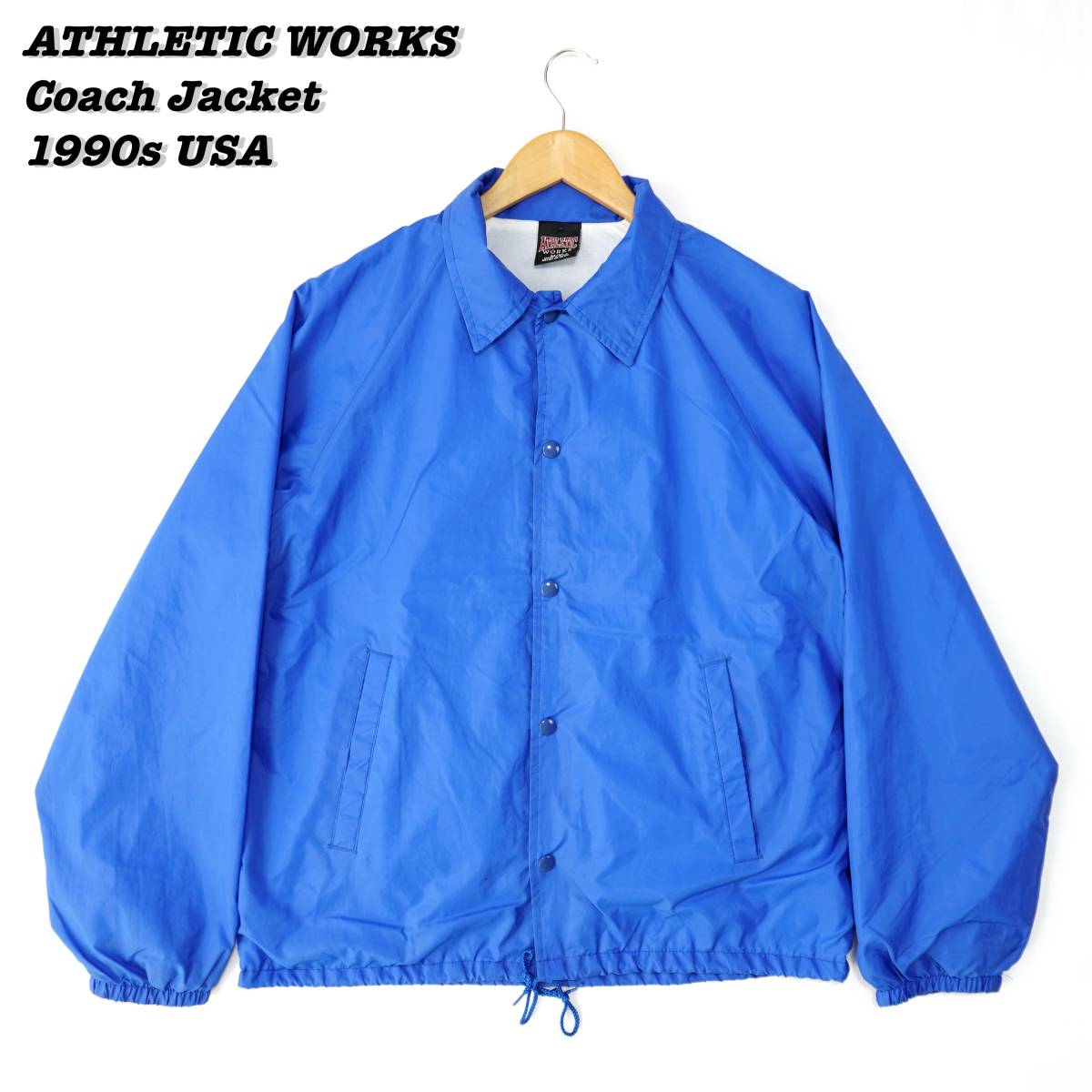 ATHLETIC WORKS Coach Jacket 1990s 304027 アスレチックワークス コーチジャケット 1990年代 アメリカ製 ナイロンジャケット