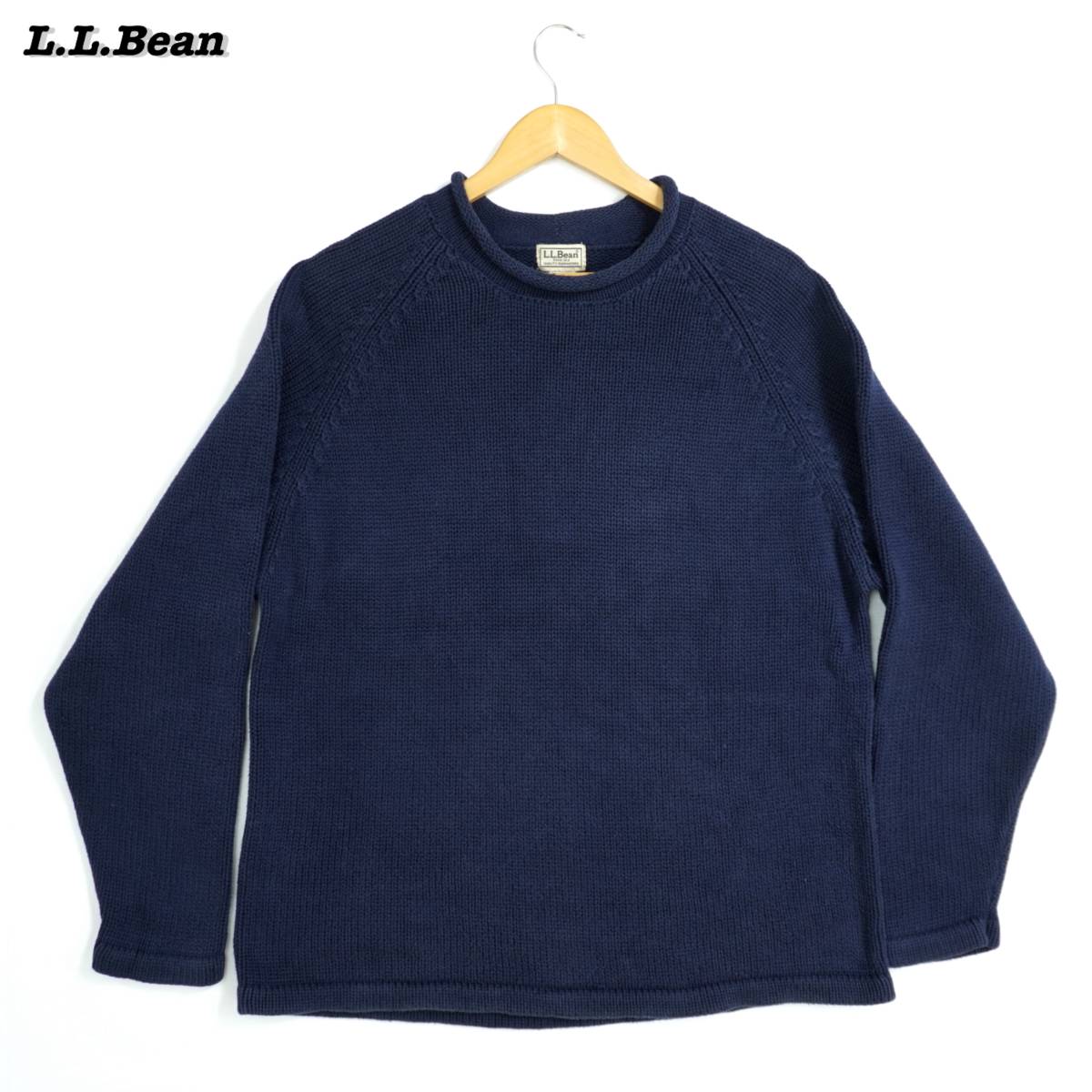 即納！最大半額！ L.L.Bean Cotton ロールネック セーター コットン