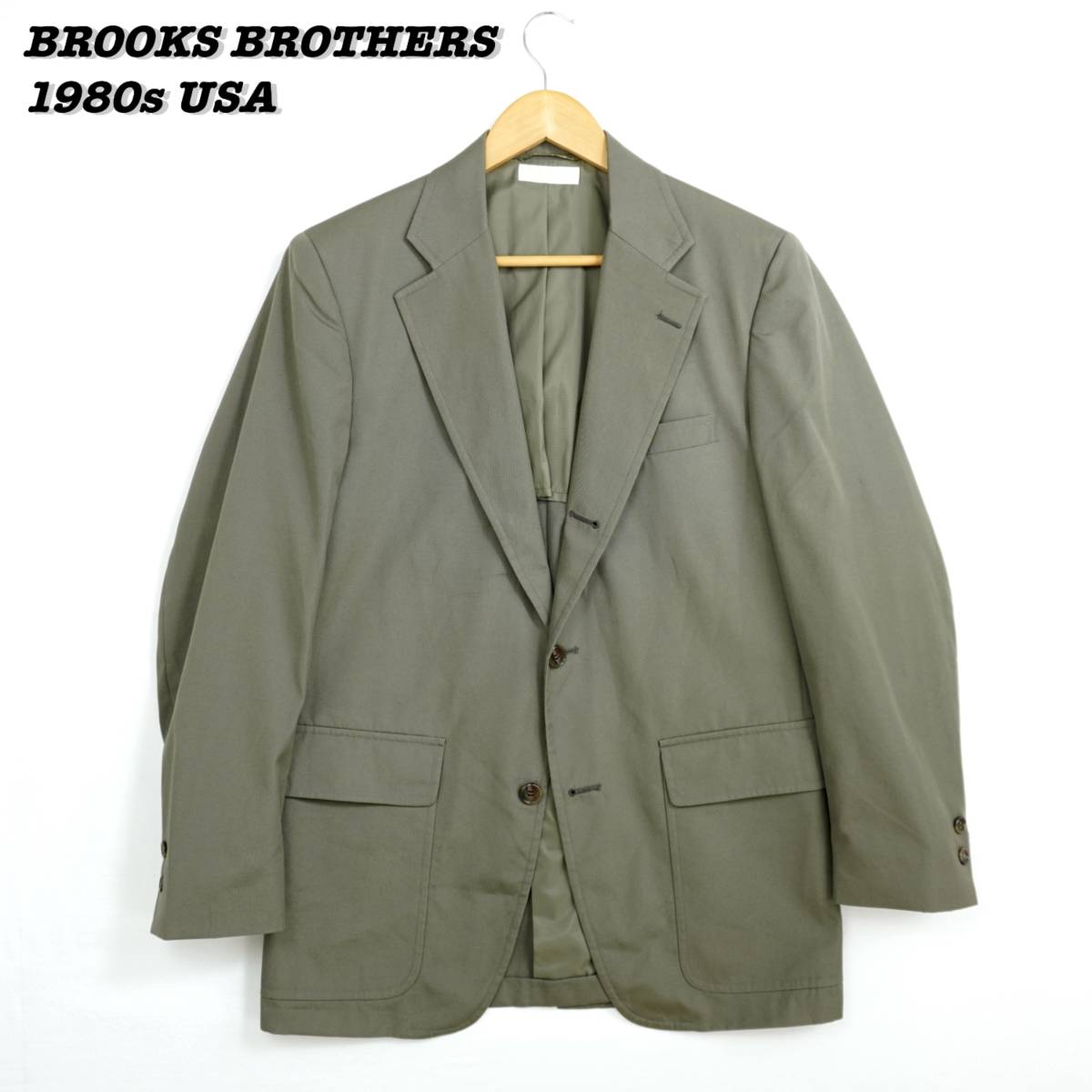 BROOKS BROTHERS Tailored Jacket 1980s 304043 Vintage ブルックスブラザーズ テーラードジャケット 1980年代 ヴィンテージ_画像1