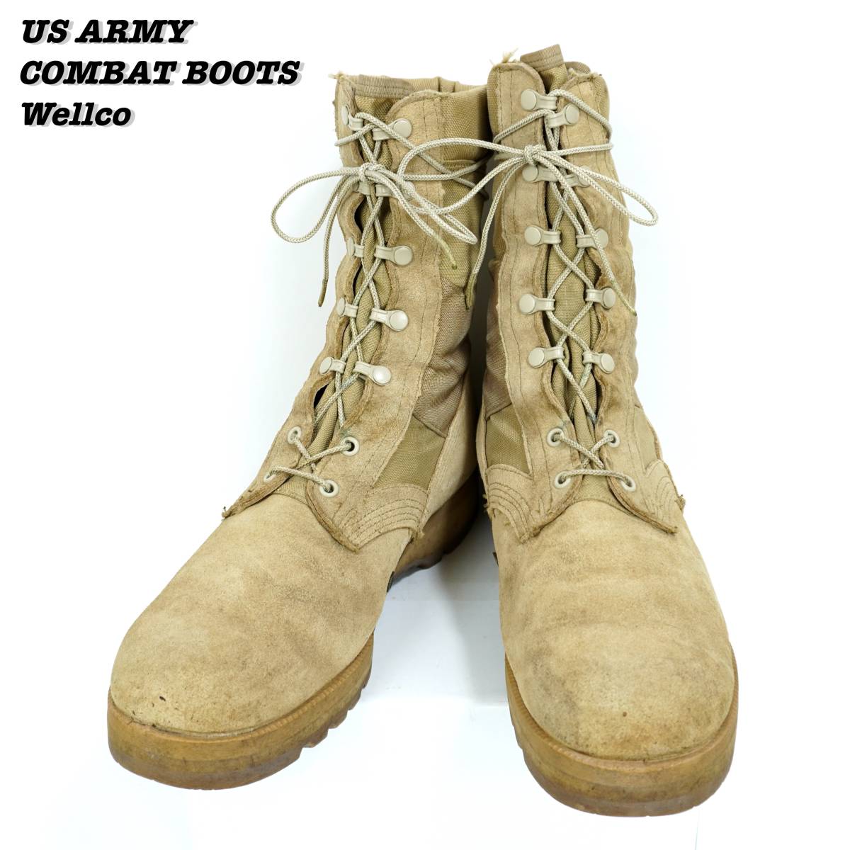US ARMY HOT WEATHER ARMY COMBAT BOOTS COYOTE 10 5 アメリカ軍