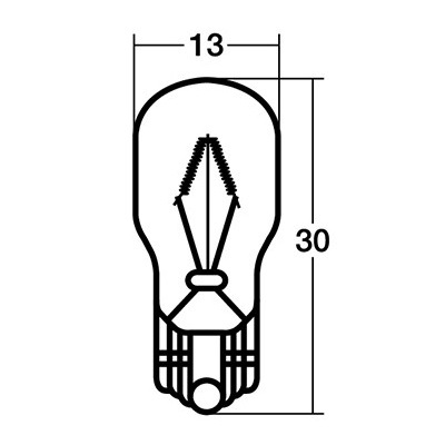 EnergyPrice(エナジープライス) バイク 電球 ウィンカー・テール球 12V10W ウエッジ NBV001_画像1