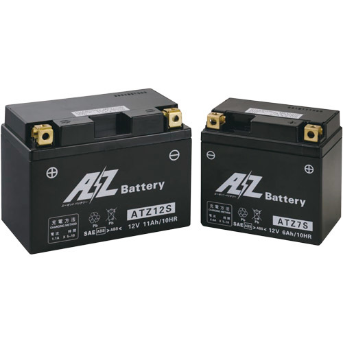 AZ Battery(AZバッテリー) バイク バッテリー AT9B-4 (GT9B-4 互換)(液入充電済) 密閉型MFバッテリー_画像1