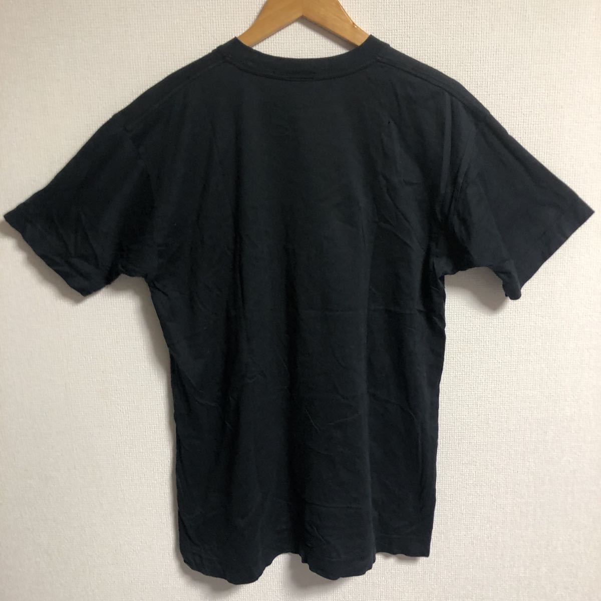 【定番】ミッソーニTシャツ　　Lサイズ　半袖　ロゴ　ブラック　フェード_画像6