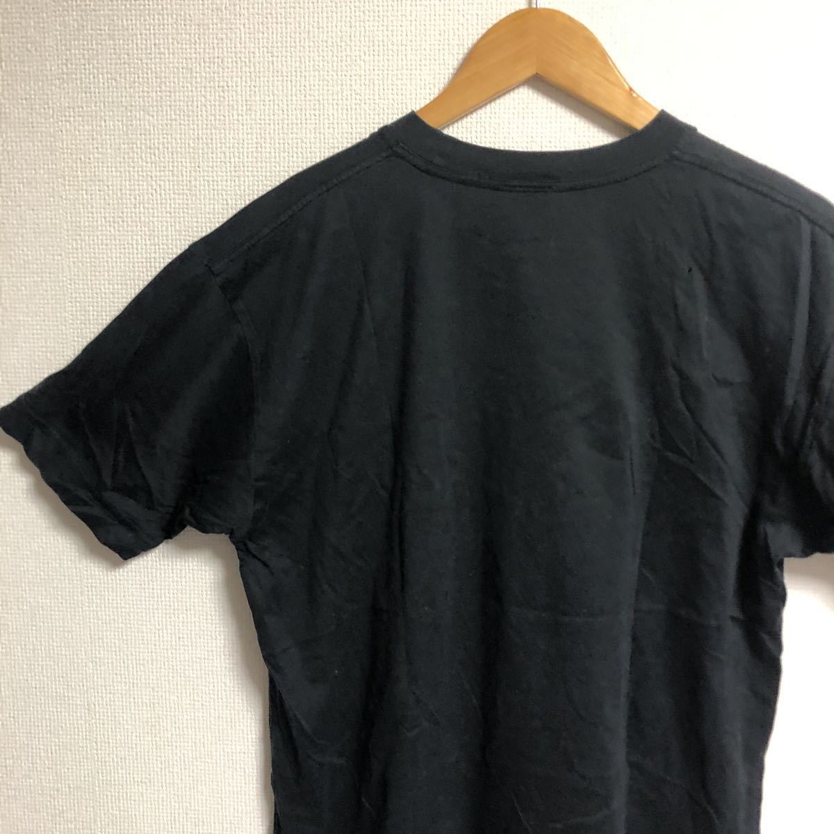 【定番】ミッソーニTシャツ　　Lサイズ　半袖　ロゴ　ブラック　フェード_画像7