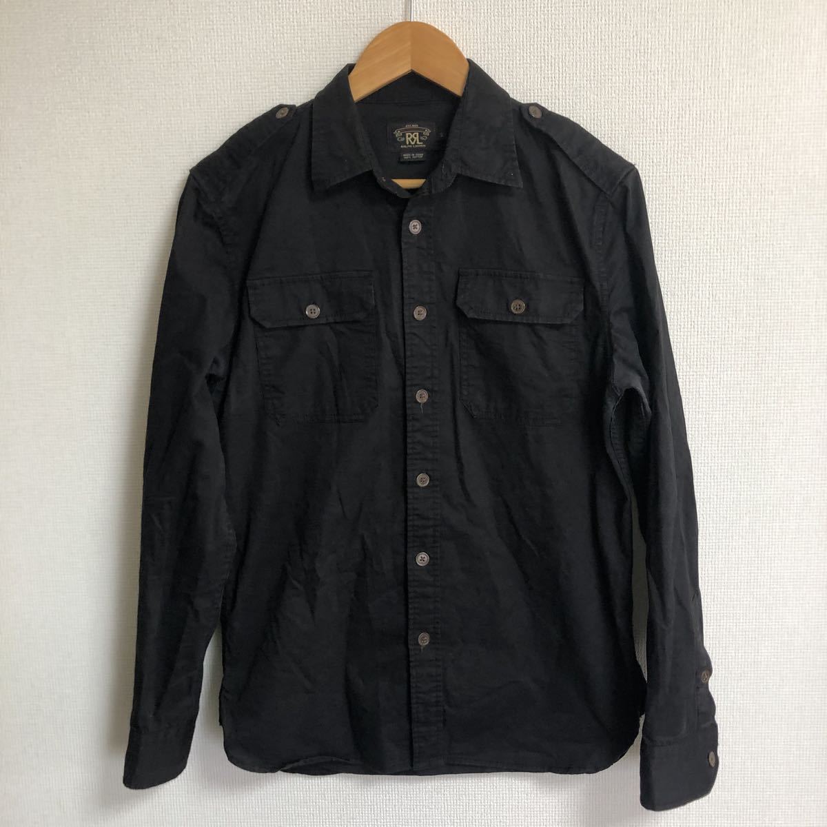 何でも揃う RRL 【US古着】 ダブルアールエル 長袖シャツ ミリタリー