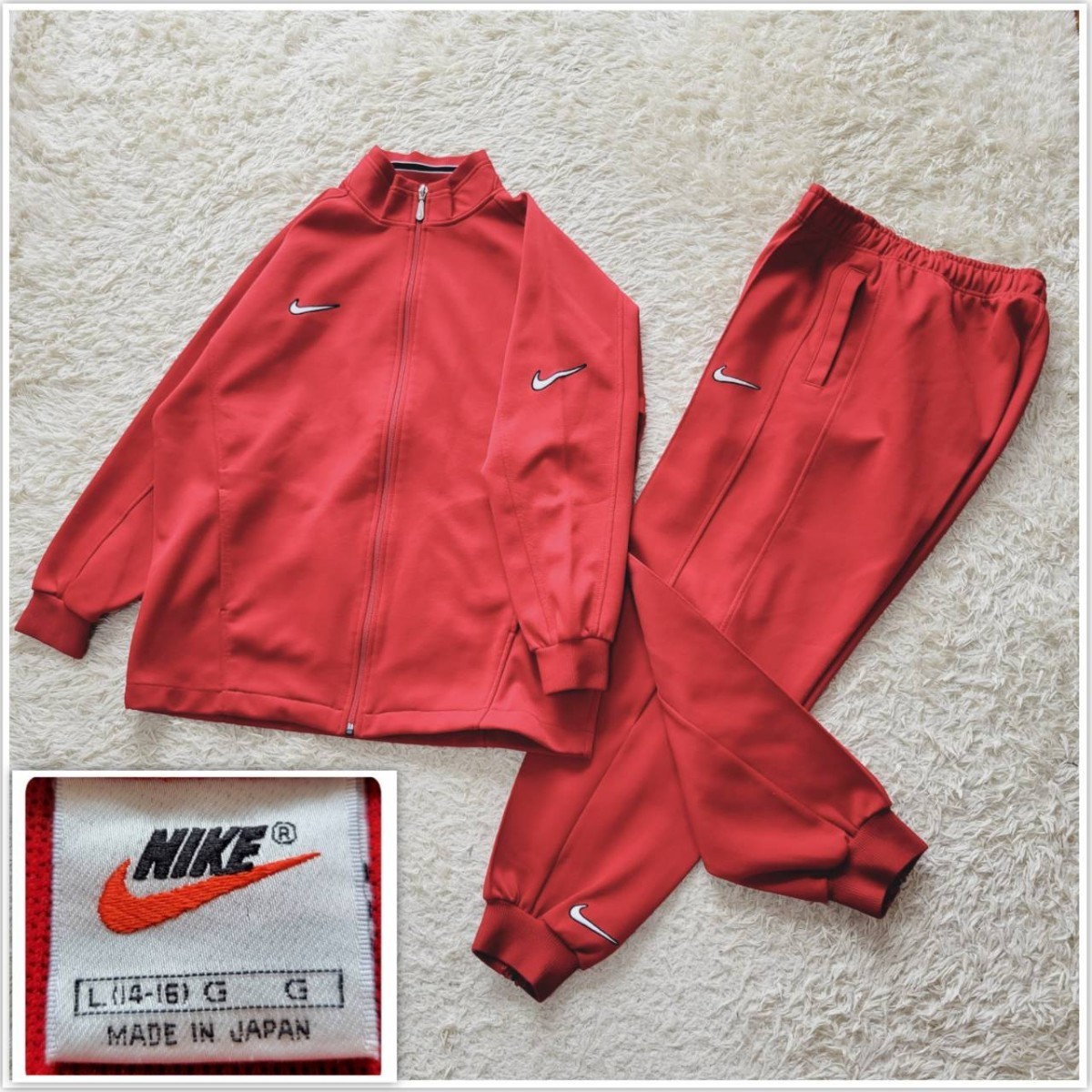 希少 nike セットアップ ビンテージ トラックジャケット 古着-