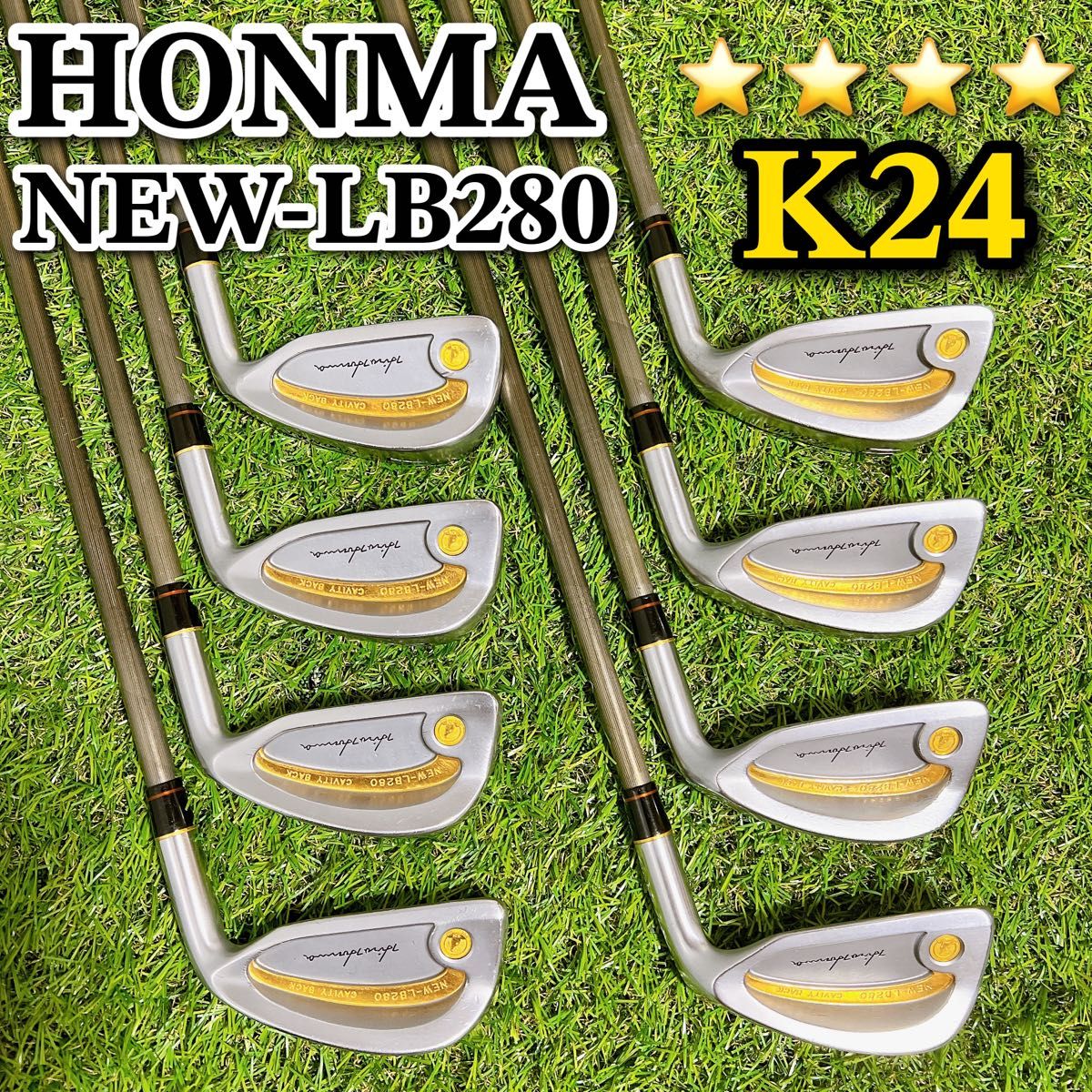 HONMA NEW-LB280 星4 K24 アイアンセット 4-11 8本セット HONMA NEW-LB280 星4 K24 アイアンセット 4-11 8本セット