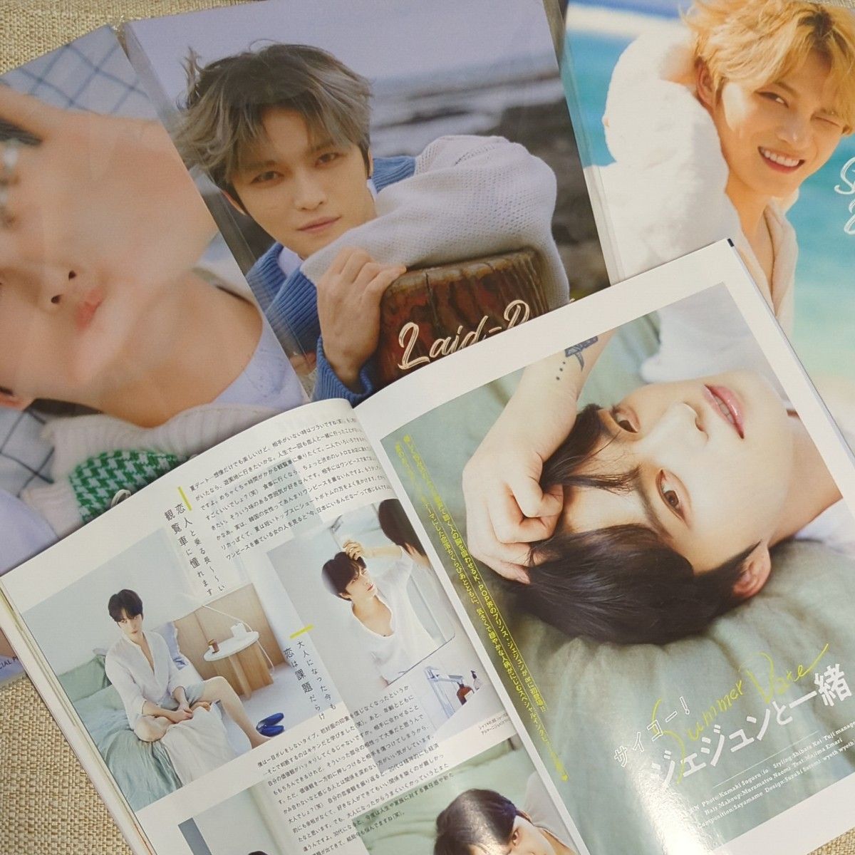 Ｊ-ＪＵＮ ジェジュン フォトブック　写真集３冊セット『ar』掲載誌、雑誌切り抜き、ファンクラブ会員継続更新グッズ等々