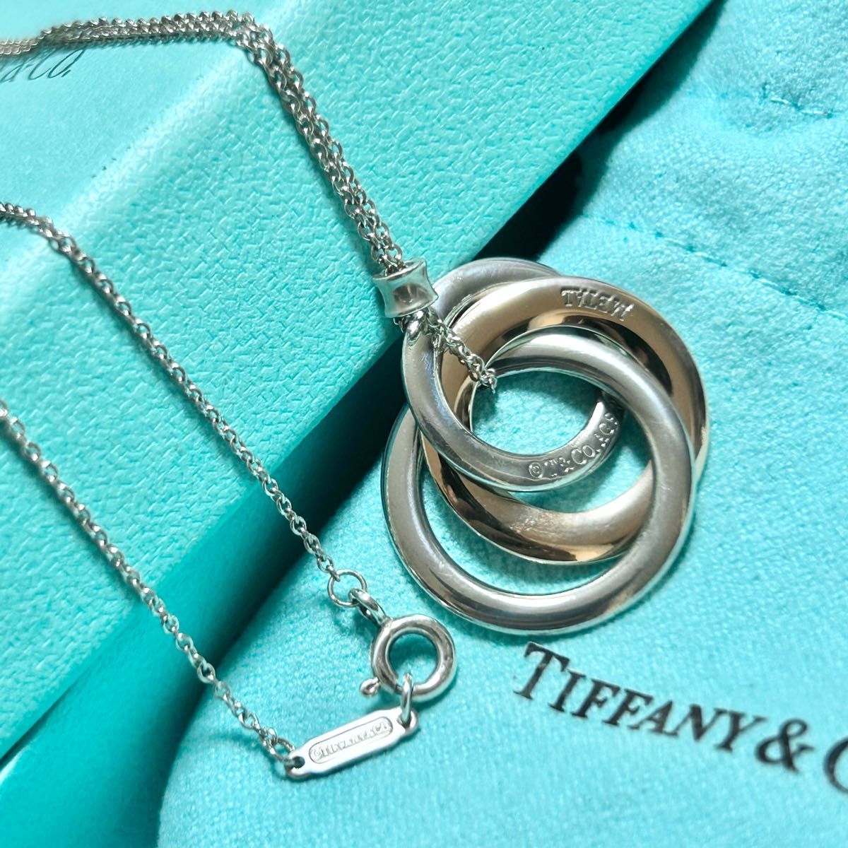 TIFFANY&Co ティファニー サークル ルベドメタル ネックレス TIFFANY&Co ティファニー サークル ルベドメタル ネックレス