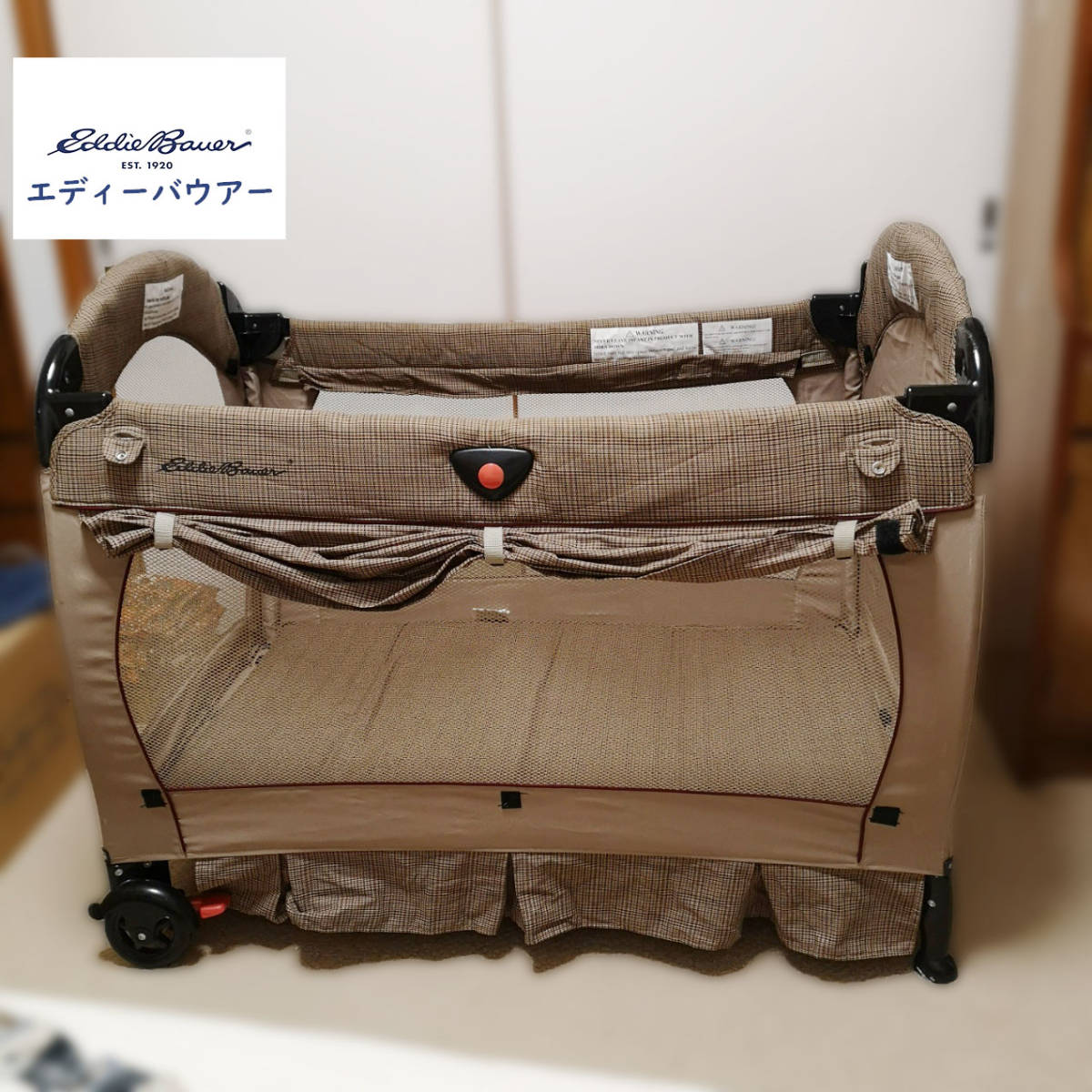 [ rare ]Eddie Bauer Eddie Bauer crib folding type rare 