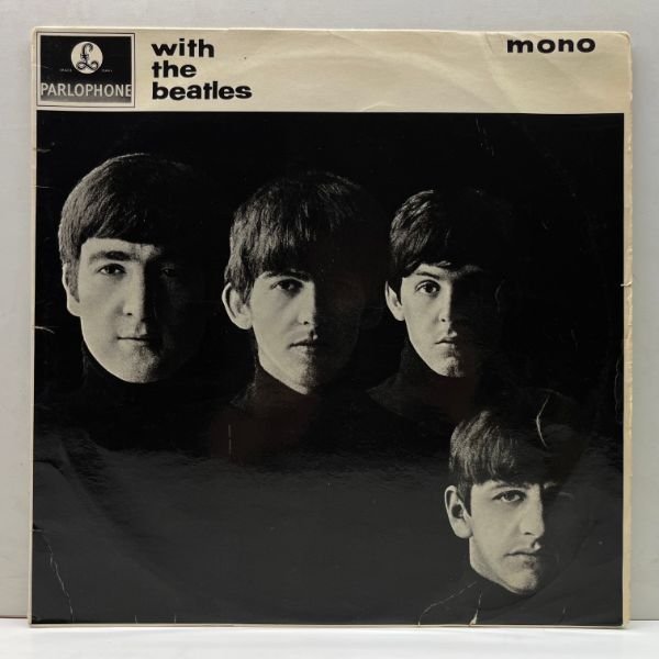 プレイ良好!! MONO 初回 Y&B 英 UKオリジナル THE BEATLES With The ～ ('63 Parlophone) ウィズ・ザ・ビートルズ LP モノラル 原盤_画像1