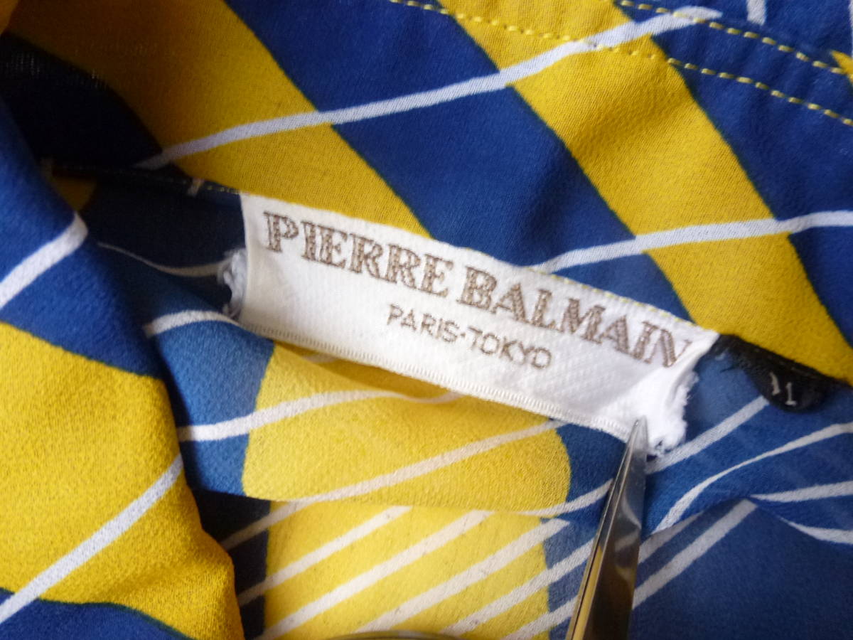 PIERRE BALMAIN ピエール バルマン 長袖 ブラウス 即決あり！_画像5