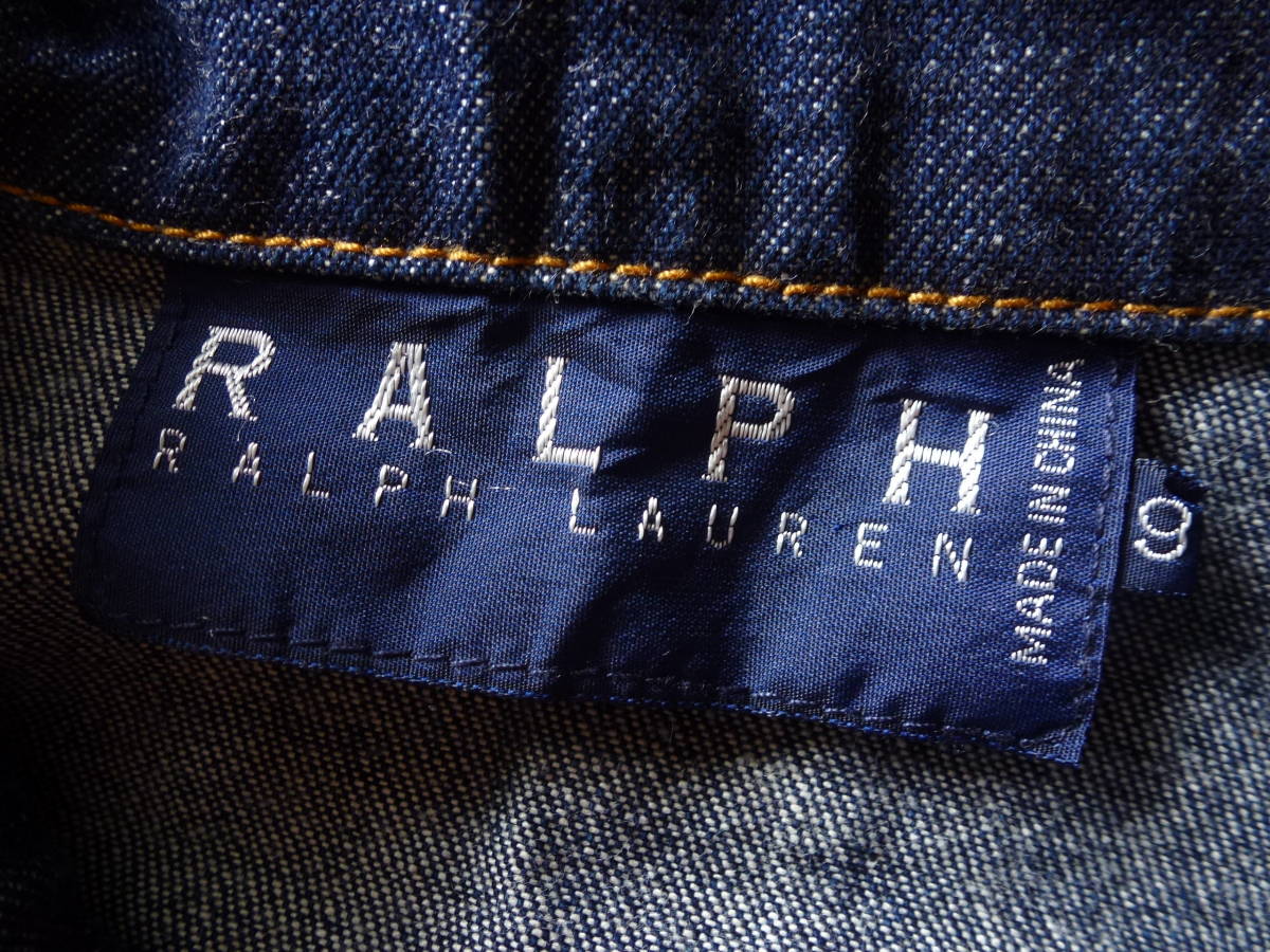 RALPH LAUREN ラルフローレン ショート丈 Gジャン デニムジャケッレディース 即決あり！_画像6