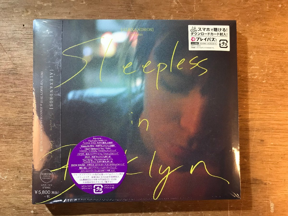 UU-628 ■送料込■ [ALEXANDROS](アレキサンドロス) Sleepless in Brooklyn J-POP ●未開封 CD DVD ソフト ●記録面傷無し/くKOら_画像1