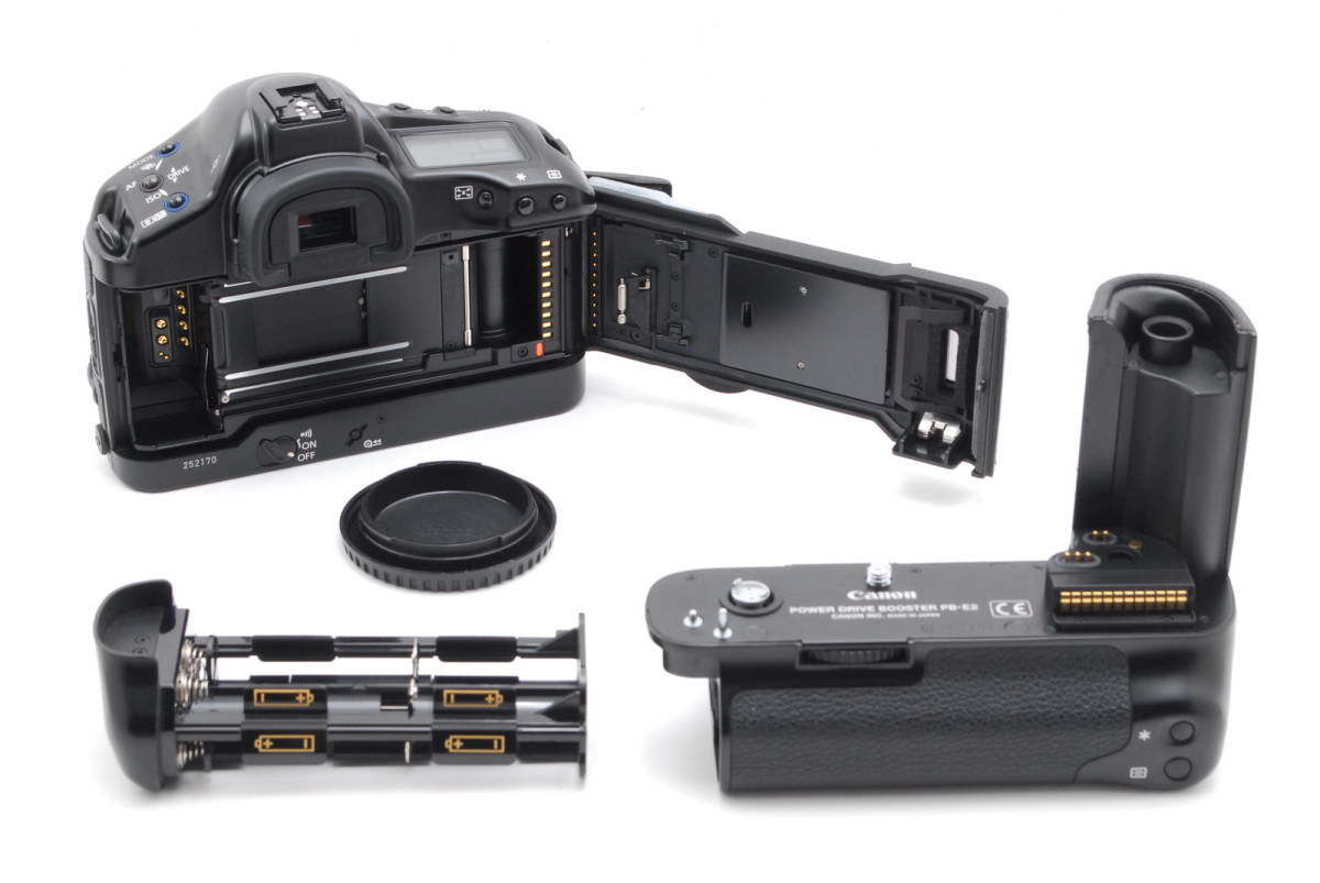 [極上美品] Canon EOS-1V HS Body 35mm Film SLR Camera w/Battery Grip キャノン 最上位機種 フィルム 一眼レフ カメラ ボディ NB-00216_画像9