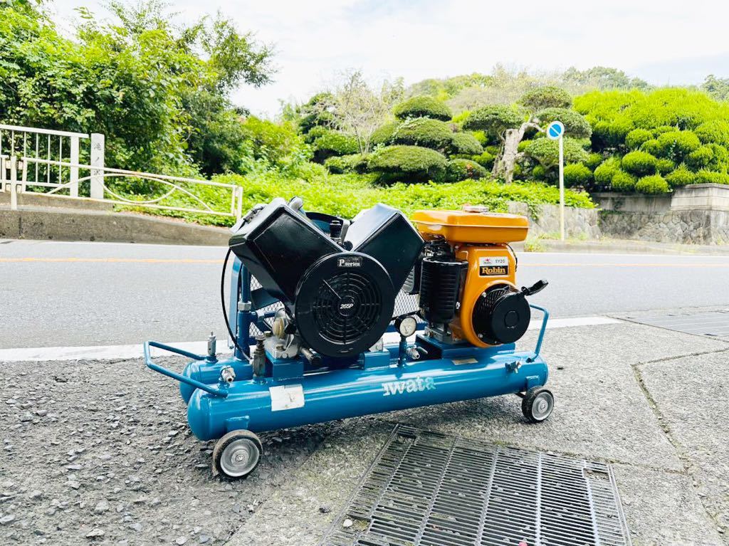 【500円引きクーポン】 IWATA イワタ 岩田 エアーコンプレッサー ガソリンエンジン SUE-222PB ロビンエンジン/ EY 20 5馬力 コンプレッサー 【500円引きクーポン】 IWATA イワタ 岩田 エアーコンプレッサー ガソリンエンジン SUE-222PB ロビンエンジン/ EY 20 5馬力 コンプレッサー