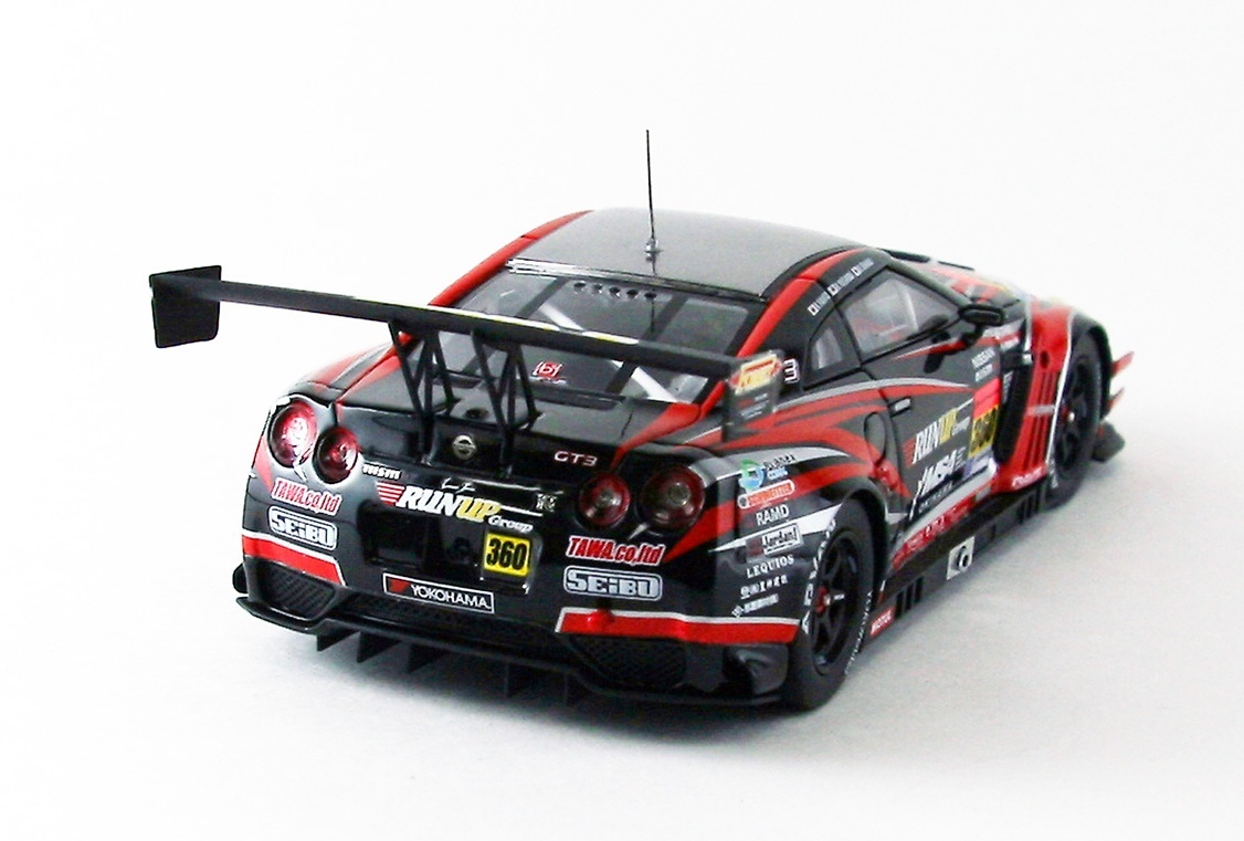 ★1/43 OKINAWA MSA・RUN UP GT-R SUPER GT300 2014　No.360 45086　スーパーGT_画像2