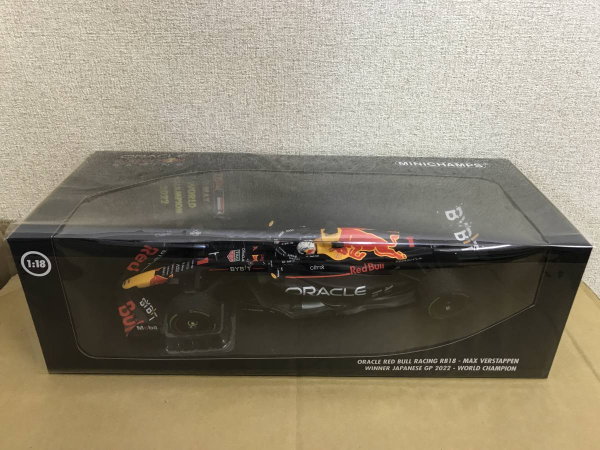 ☆1/18 オラクル レッドブル RB18 No.1 F1 2022 日本GP 優勝 マックス