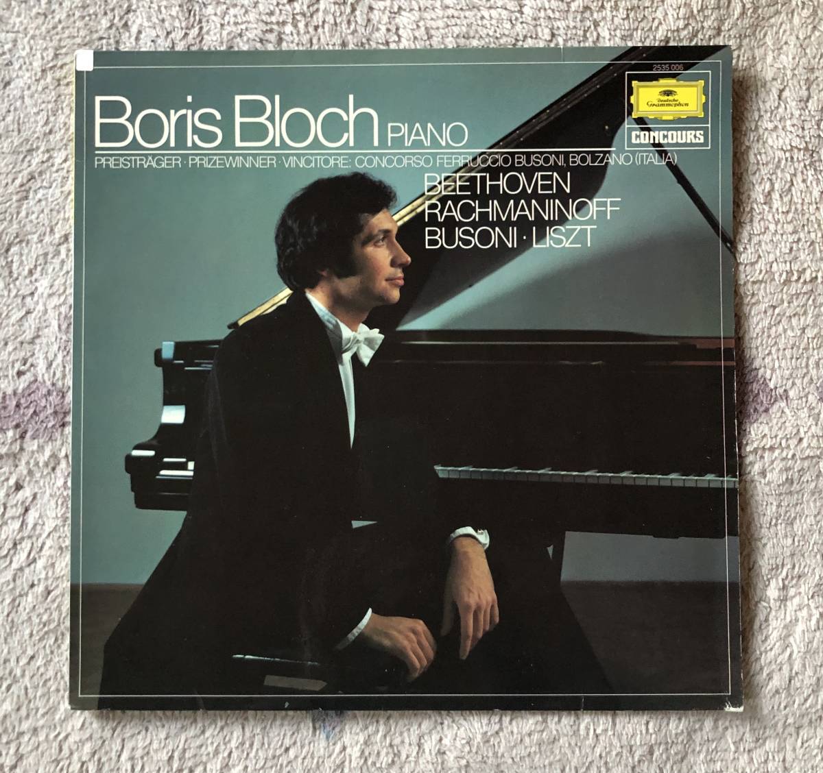 LP-Sep / 独 DG / Boris Bloch (p) / BEETHOVEN_Klaviersonate Nr.６F-dur Op.10 Nr.２、RACHMANINOFF_Vocalise Op.34 Nr.14 etc_画像1