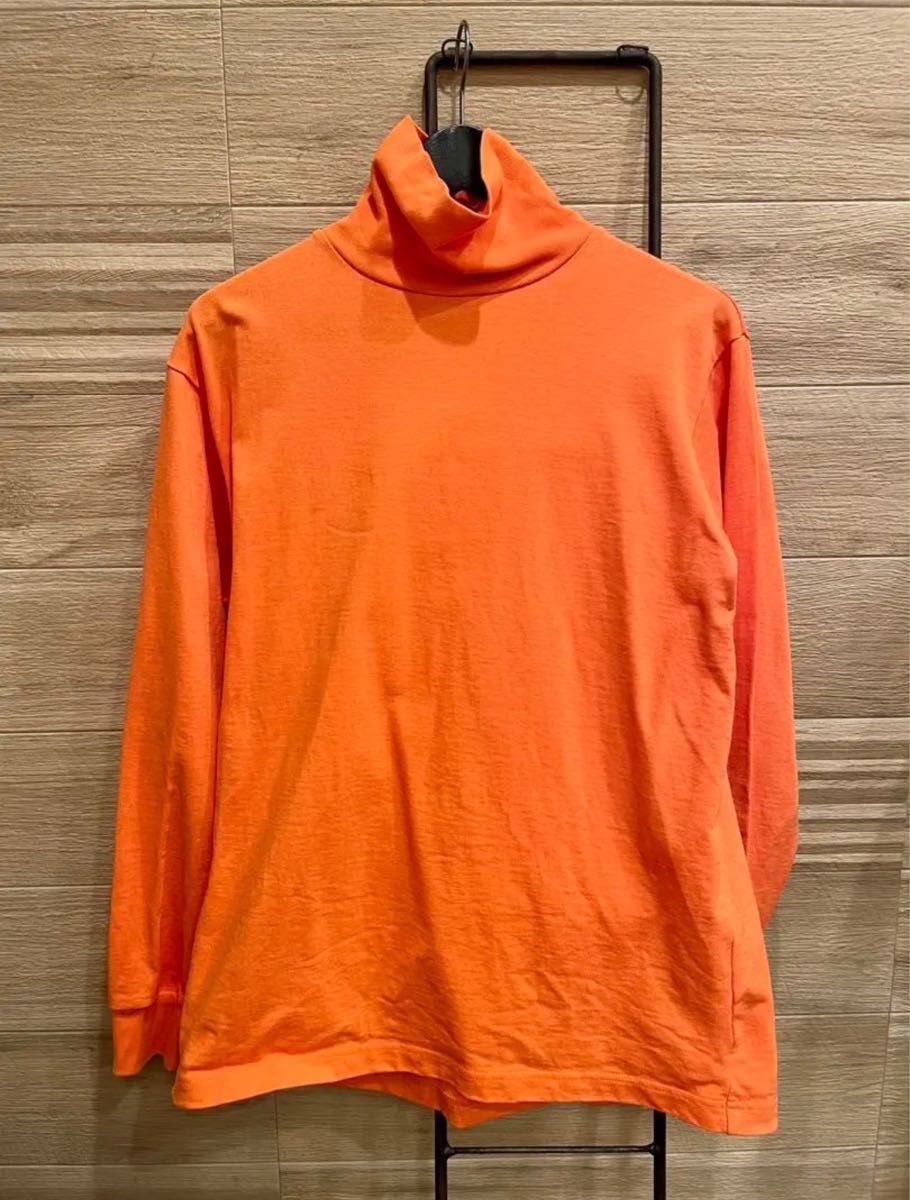 DRESS ドレス タートルネックTシャツ M オレンジ neat ニート 西野
