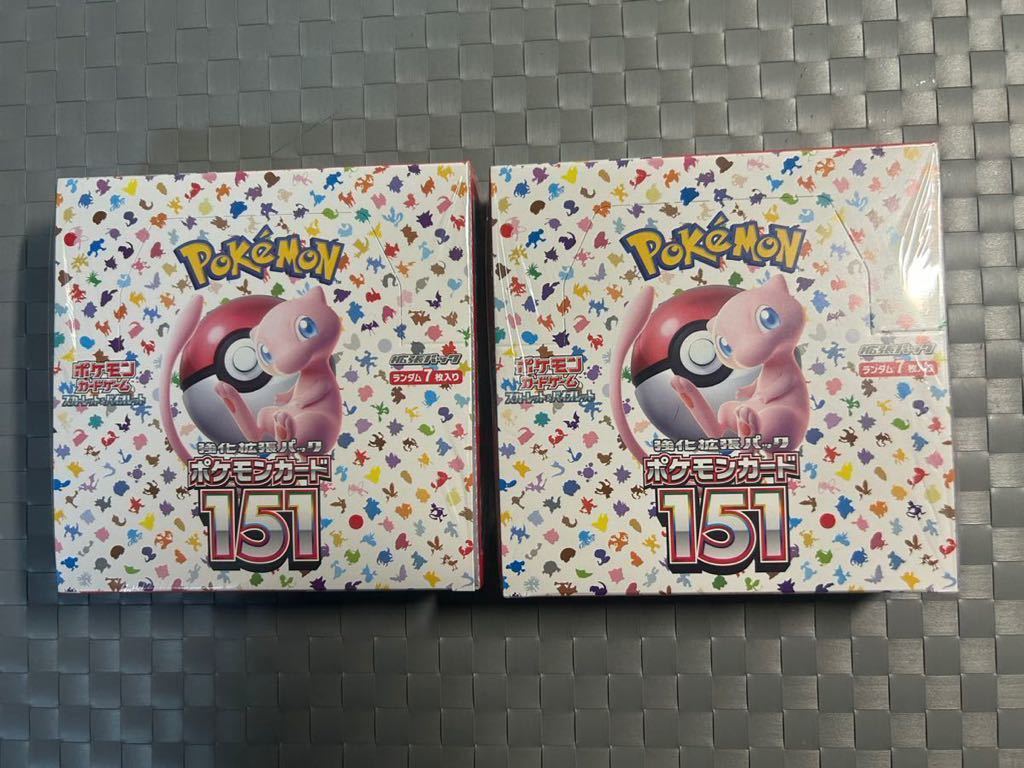 ポケモンカード151 box 2箱新品未開封シュリンク付き｜代購幫