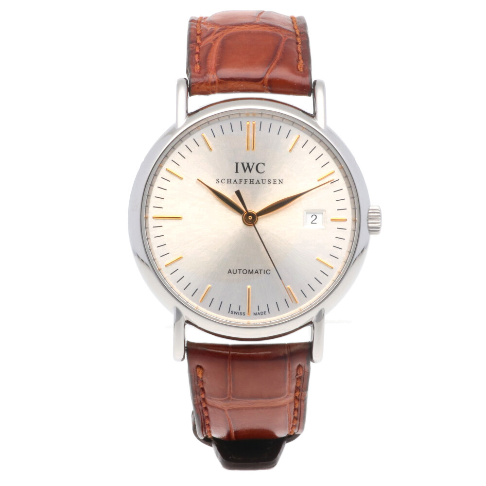 アイダブリューシー シャフハウゼン IWC SCHAFFHAUSEN ポートフィノ 腕時計 ステンレススチール 356307 メンズ 中古_画像8