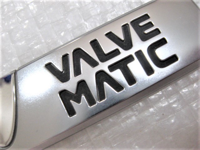 ★希少 バルブマチック バルブマティック VALVE MATIC A121 カローラフィールダー アクシオ 14系? 取付車種不明 エンブレム 旧車 1点 中古B_画像7