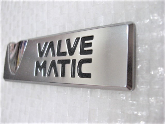 ★希少 バルブマチック バルブマティック VALVE MATIC A121 カローラフィールダー アクシオ 14系? 取付車種不明 エンブレム 旧車 1点 中古B_画像4