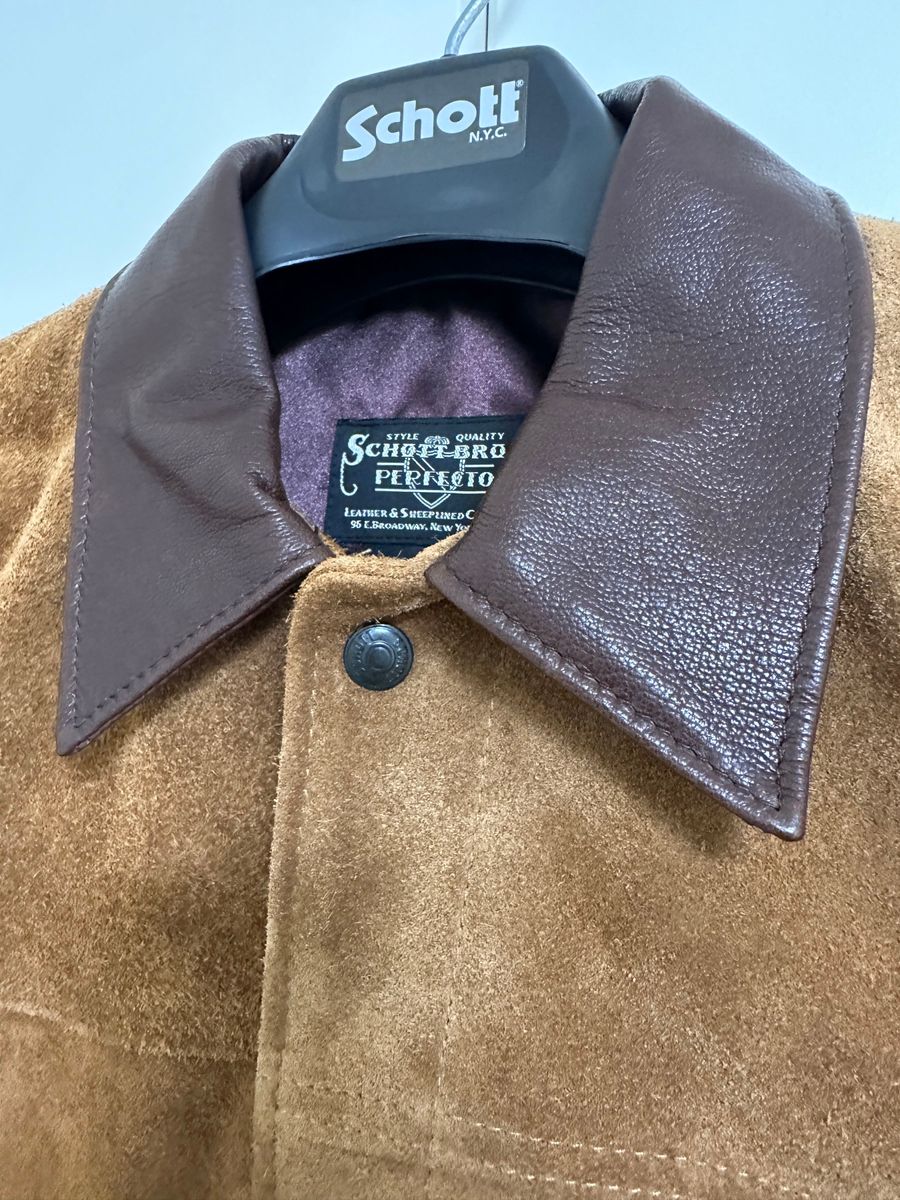 ショット Schott スエードワークジャケット レザージャケット38 ショット Schott スエードワークジャケット レザージャケット38