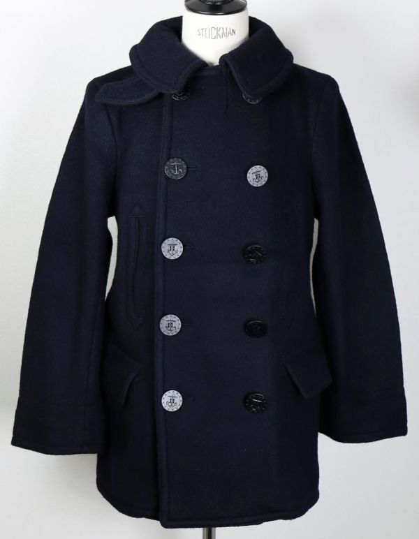 ANATOMICA アナトミカ US NAVY 10 BUTTON PEA COAT 10ボタン ピーコート 40 b7104