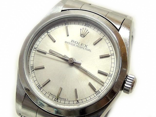 ロレックス ボーイズ 時計 67480 U品番 オイスターパーペチュアル 男女兼用サイズ 腕時計 自動巻き ROLEX 5I