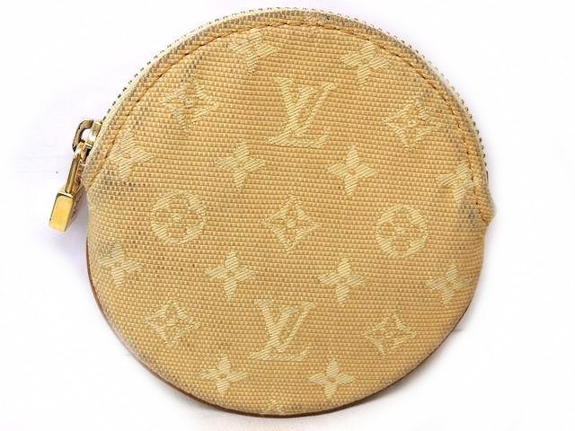 ヴィトン コインケース ■ M92452 ポルトモネ ロン モノグラム ミニ 小銭入れ イエロー系 Louis Vuitton □5I